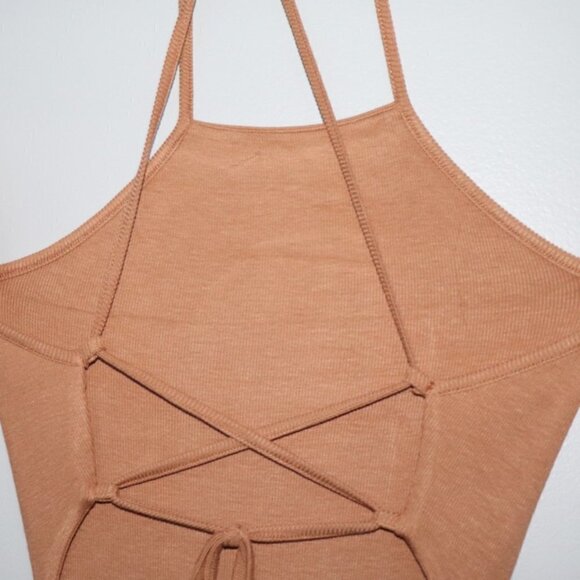 LPA Cachi Dress in Almond Color Size M - Picture 5 of 6